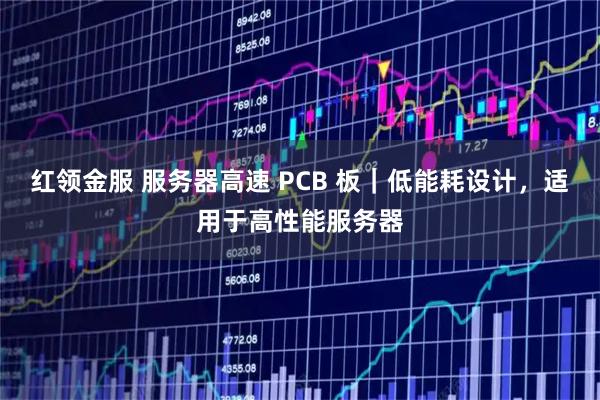 红领金服 服务器高速 PCB 板｜低能耗设计，适用于高性能服务器