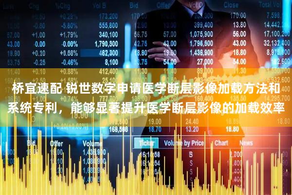 桥宜速配 锐世数字申请医学断层影像加载方法和系统专利，能够显著提升医学断层影像的加载效率